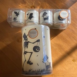 NWT PB Halloween Flameless Candle bundle